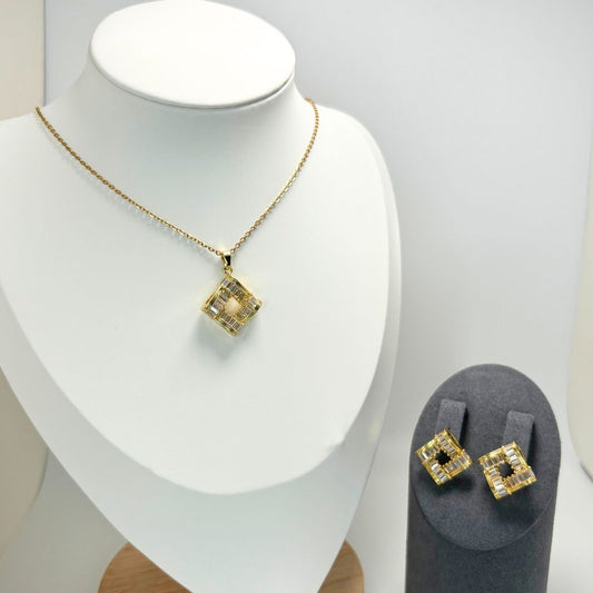 Parure Carré d'Étoiles