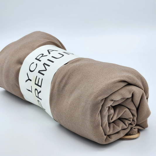 Hijab Jersey Liseré Beige
