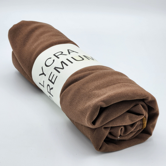 Hijab Jersey Liseré Marron