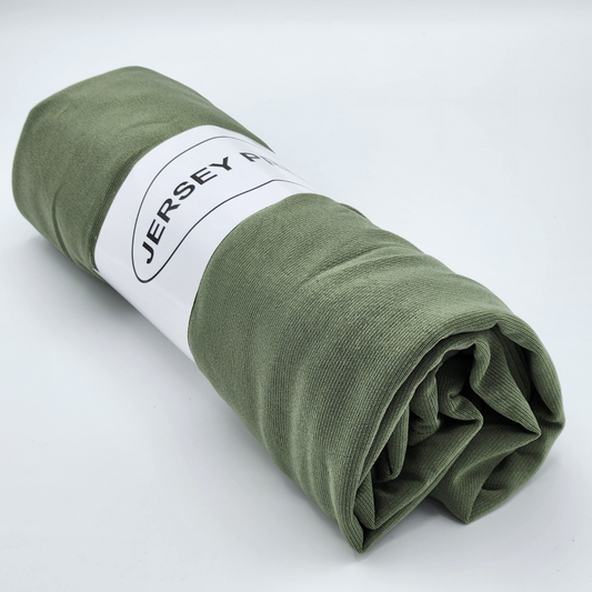 Hijab Jersey Premium vert kaki