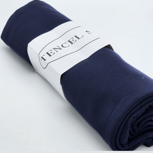 Hijab Tencel Bleu Petrole