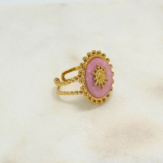 Bague Rayon de soleil Rose